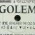 Golem Alone The Last One MBG 0593 0693 1993