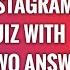 How To Create Instagram Story Quiz With More Than Two Answers