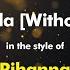 Rihanna Umbrella No Rap Version Karaoke Version From Zoom Karaoke