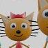 ТРИ КОШАКА КРИПЕР 3D пародия на Poppy Playtime Мульт Реакция