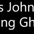 Jeris Johnson Going Ghost Lyrics