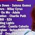 Dua Lipa Miley Cyrus Taylor Swift The Weeknd Selena Gomez Sia Bruno Mars Best Pop Music 2024