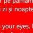 Despre Tine O Zone English Romanian Lyrics