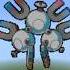 Magneton Minecraft Pixel Art Pokémon Builds Shorts Pokemon Minecraft