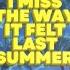 Bobby Harvey Abi Flynn One Bit Last Summer Lyric Video