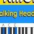 How To Play Psycho Killer By Talking Heads Piano Tutorial Chord Chart