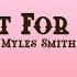 Myles Smith Wait For You Lyrics