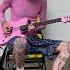 MGK Playing His Pink Guitar