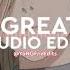 The Greatest Sia Edit Audio
