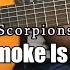 When The Smoke Is Going Down Scorpions Fingerstyle Guitar Tutorial TAB Lyrics