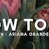 Breathin Ariana Grande Slowed