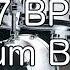 97 BPM Rock Drum Beat For Musical Practise