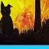 Easy Sunset Dog And Cat Silhouette Acrylic Painting First Time Beginner Painters
