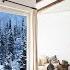 The Sound Of Blizzards In A Cozy Room With A Fireplace For Sleeping
