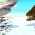 Megalodon Dinosaur Alliance VS Snake Evolves To Become Giant Eel Dinosaurs Best Fight