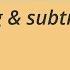 A Trick For Adding And Subtracting Negative Numbers