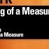 Feeling Of A Measure