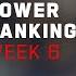 Week 6 Power Rankings