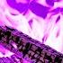 PURPLE FIRE 4K Magic Fireplace With Crackling Fire Sounds