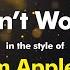 Kim Appleby Don T Worry Karaoke Version From Zoom Karaoke