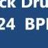 808 Kick Bass Drum 124 BPM Beats Per Minute