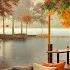 Chill Autumn Day Soft Jazz Music Cozy Fall Porch Ambience Crackling Fireplace To Relax