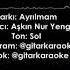 Ayrılmam Mi Milas Gitar Karaoke 5 Ton