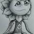 Dibujo PVZ HEORES DESTELLO SOLAR Sr Darkness