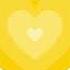 Yellow Heart Background Screensaver Loop 1 Hour 1080p HD