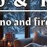 Cozy Christmas Slumber Fireplace Piano Ambiance For Relaxation Sleep