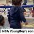 NBA YoungBoy S Son Baby KJ Watches His Grandfather Floyd Mayweather Train