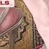 ASMR Silver Colored Stiletto High Heels Walking Sounds FANTASY HEELS