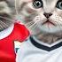 CATS KITTENS EURO CUP FOOTBALL 2024 RUSSIA VS GERMANY FIRST QUARTERFINAL Cat Tv Soccer