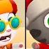 Talking Tom Gold Run Iron Ben Vs Skater Angela Vs Santa Tom Vs Shark Hank ChaseBoss Android Gameplay