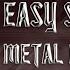 Easy Slow Metal Drum Track 75 BPM HQ HD