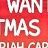 Mariah Carey All I Want For Christmas Is You Lyrics