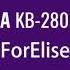 YAMAHA KB 280 示范乐曲 ForElise