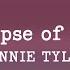 Bonnie Tyler Total Eclipse Of The Heart Lyrics