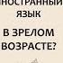 Дмитрий Петров Надо ли изучать иностранный язык в зрелом возрасте