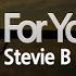 Stevie B Waiting For Your Love Karaoke Version