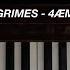 Grimes 4ÆM Piano Cover Sheet Music