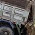 Wonderful Activity Processing Dump Trucks Filling Land With D31P KOMATSU Dozer Push To Fill The Soil