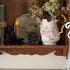 NEW FALL DECORATE WITH ME DINING ROOM ENTRYWAY TABLE AND COTTAGE SHELF COTTAGE DECOR