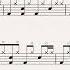 Bestrafe Mich Rammstein Demo Drum Sheet