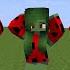MONSTER SCHOOL CHICKEN WING MEME LADYBUG MONSTER GIRLS MINECRAFT ANIMATION