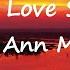 Ann Marie Favorite Love Song Lyrics