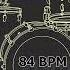 84 BPM DRUM Track Straight Beat Backing Track