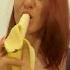 ASMR In 360 VR Natural Girl Eating Banana Model Ina