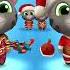 Talking Tom Gold Run Super Ginger General Tom Santa Tom Witch Angela