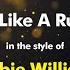 Robbie Williams Party Like A Russian Karaoke Version From Zoom Karaoke